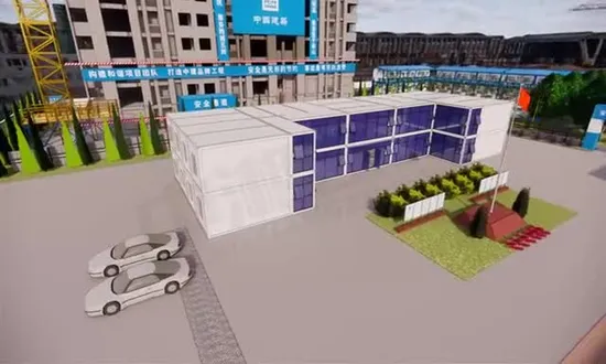 Temporary Office Prefabricated House Pre Fab Houses Container Prefab Steel House