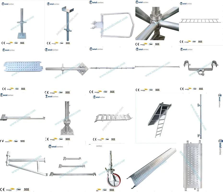 Construction Cuplock Aluminum Frame Steel System Kwikstage Ringlock Formwork Scaffold