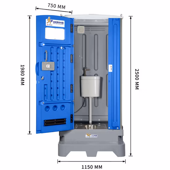 HDPE High Quality Toilet Plastic Mobile Outdoor Portable Toilet
