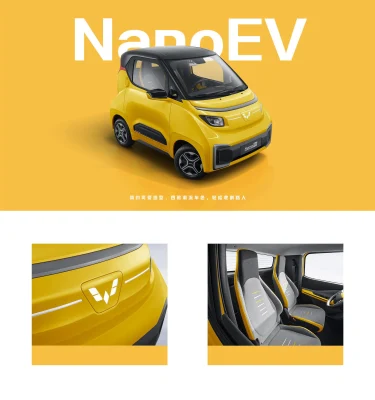 高品質の Nanoev 2022/2021 新エネルギー車、長寿命バッテリーを搭載した電気自動車